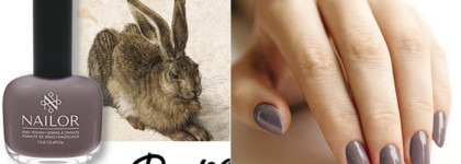 Знакомство с новым лакобрендом и первый серый в моей коллекции: Nailor Nail Polish #Dürer