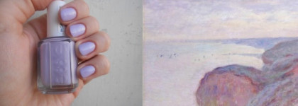 Лак Essie Lilacism #37 и Крутые утесы Моне - что общего?
