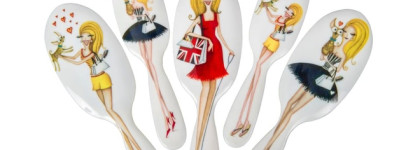 Веселая щётка для волос Rock & Ruddle