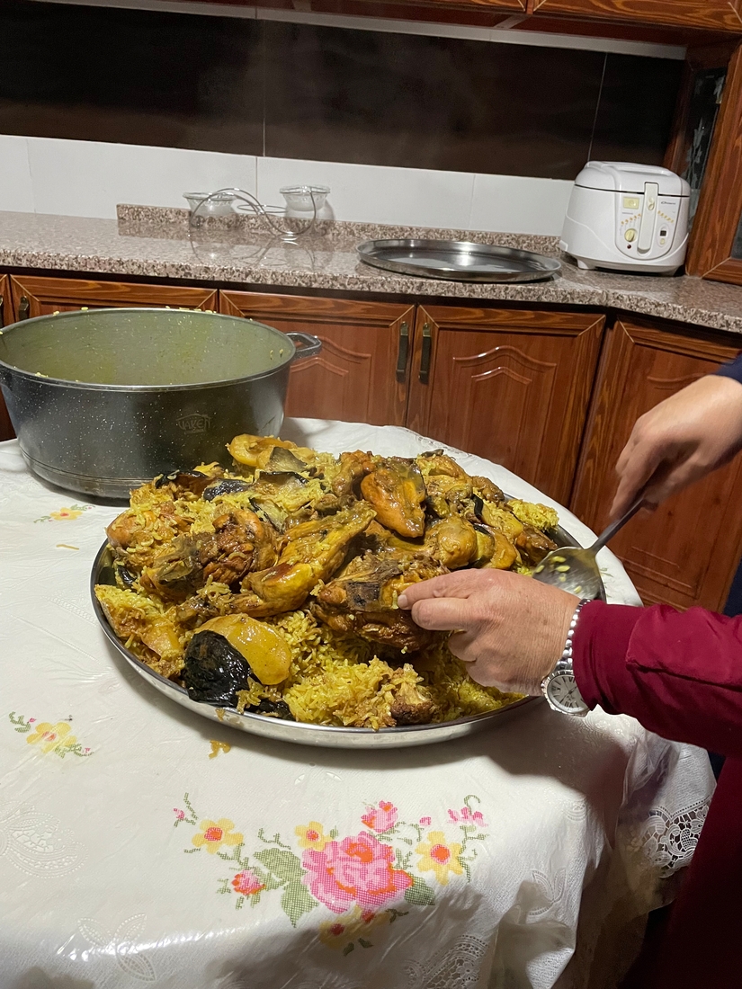 Национальное иорданское блюдо - маклюбе