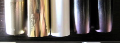 Ноябрьский закат. Обзор бюджетных помад от Avon и Oriflame