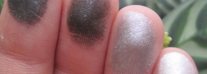 Дивное серебро. Тени для век Baked eyeshadow Quatro Effect, оттенок 5154 "Серебряный сатин" от Faberlic