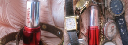 По следам стимпанка. Губная помада Volume & Luxury Lipstick от Faberlic в оттенке №4511 Crystal Cowberry