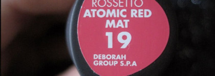 Самый яркий кошмар. Deborah Milano Atomic Red Mat Lipstick в оттенке №19