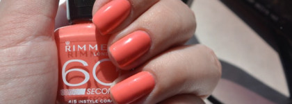 Встречаем лето с Rimmel London 60 Seconds Nail Polish № 415 Instyle Coral