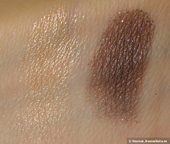 Цвета осени - тени Kiko Water Eyeshadow в оттенках № 208 Light Gold и № 206 Pearly Coffee