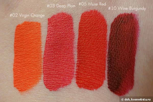 Жидкие матовые помады RiRe Rouge Lipmanicure Highfix #02, 03, 05, 11