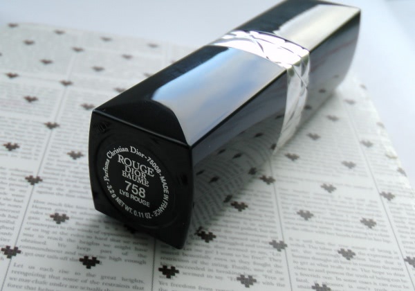 Dior Rouge Dior Baume Natural Lip Treatment Couture Colour #758 Lys Rouge