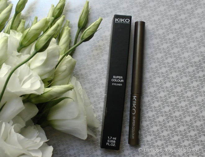 Kiko Long Lasting Stick Eyeshadow #38 и Kiko Super Colour Eyeliner #113