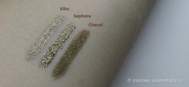 Kiko Long Lasting Stick Eyeshadow #38 и Kiko Super Colour Eyeliner #113