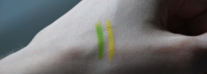 Карандаш для глаз El Corazon waterproof eyeliner pencil - Canary Yellow #136, Bamboo Sprout #134