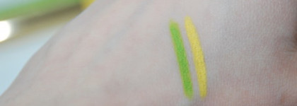 Карандаш для глаз El Corazon waterproof eyeliner pencil - Canary Yellow #136, Bamboo Sprout #134
