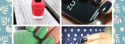 Арбузный маникюр с Zoya