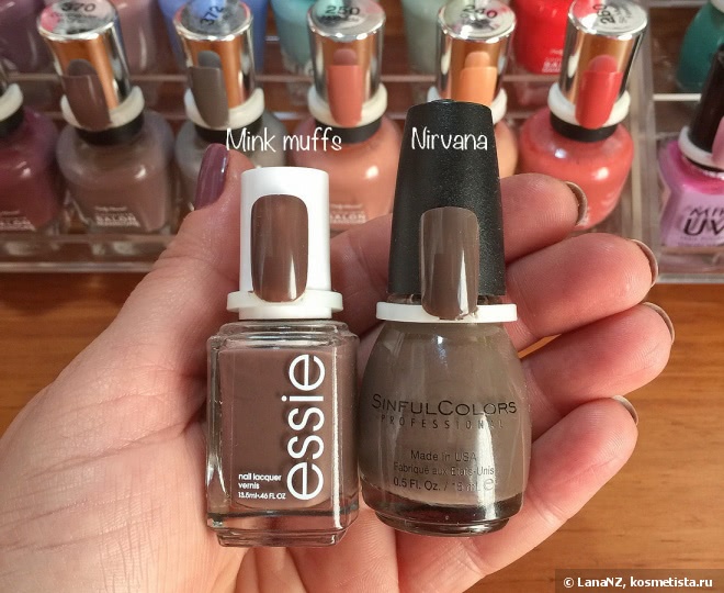 Лаки Essie и их дюпы от бюджетного бренда Sinful Colors