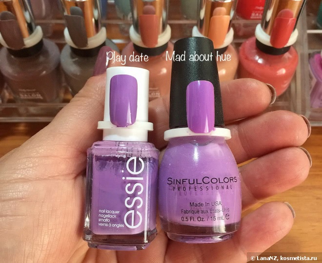Лаки Essie и их дюпы от бюджетного бренда Sinful Colors