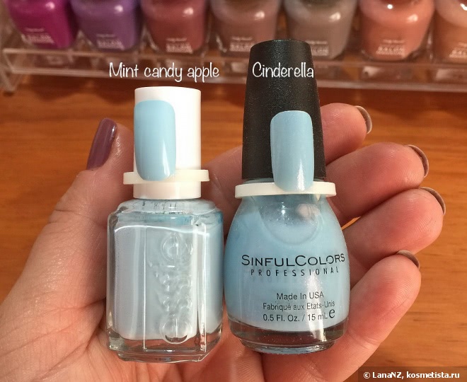Лаки Essie и их дюпы от бюджетного бренда Sinful Colors
