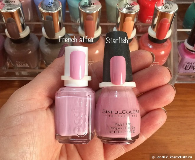 Лаки Essie и их дюпы от бюджетного бренда Sinful Colors