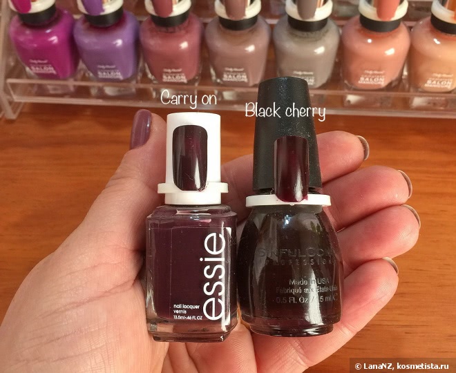 Лаки Essie и их дюпы от бюджетного бренда Sinful Colors