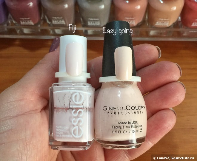 Лаки Essie и их дюпы от бюджетного бренда Sinful Colors
