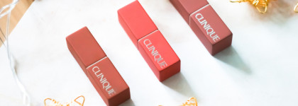 Три восхитительных нюда: Clinique Even Better Pop Lip 04 Subtle, 05 Camellia и 08 Heavenly