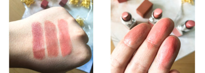 Три восхитительных нюда: Clinique Even Better Pop Lip 04 Subtle, 05 Camellia и 08 Heavenly