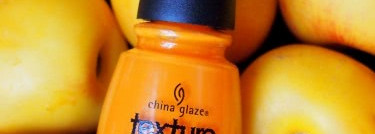 Апельсиновый песок от China Glaze - «Toe-Tally Textured»