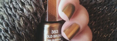 Абиссинское золото или лак №353 Gold Bronze из новой коллекции Metropolitan от Mavala