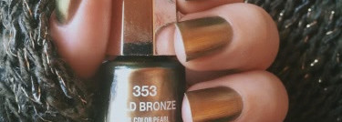 Абиссинское золото или лак №353 Gold Bronze из новой коллекции Metropolitan от Mavala