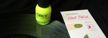 Неоновое лето c полосками Incoco и лаком Orly