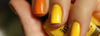 Капли солнца - Orly 40674 Crush on You и INM 160 Amber