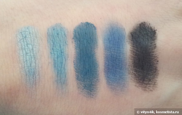 Make-Up Atelier Paris Eyeshadow Palette T25 Aquatic Blue