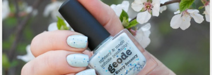 Лак-мечта - Picture pOlish geode + стемпинг Lesly