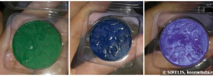 Подведем глазки с Just make up Water Line № 359, 454, 756