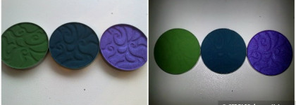 Подведем глазки с Just make up Water Line № 359, 454, 756