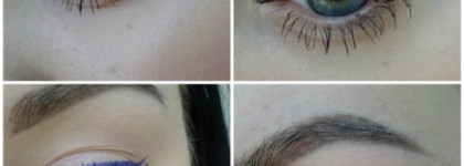 Васильки на глазах с Inglot AMC Eyeliner Gel № 82