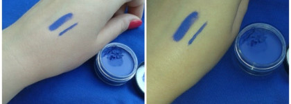 Васильки на глазах с Inglot AMC Eyeliner Gel № 82