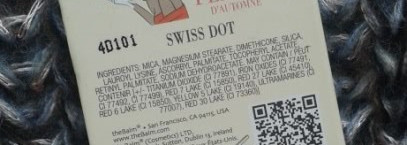 Долгоиграющие румяна от theBalm Instain Long-Wearing Powder Staining Blush Swiss Dot