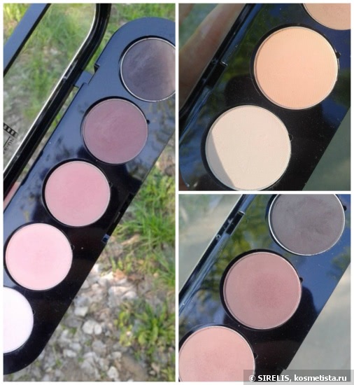 Мое розовое дерево Make-Up Atelier Paris Eyeshadow Palette T19 Bois De Rose