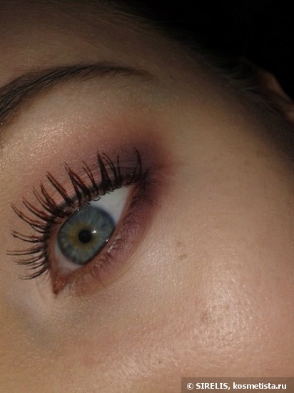 Макияж с палеткой Make-Up Atelier Paris Eyeshadow Palette T19 Bois De Rose + яркий акцент