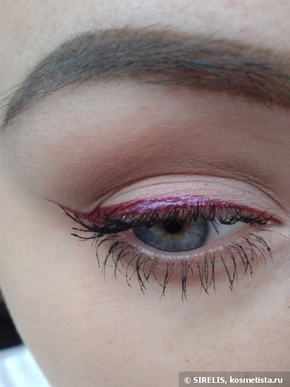 Ягодные стрелки с Цветной подводкой для глаз Missha M Super-Exreme Waterproof Color Fix Liner Purple Moon