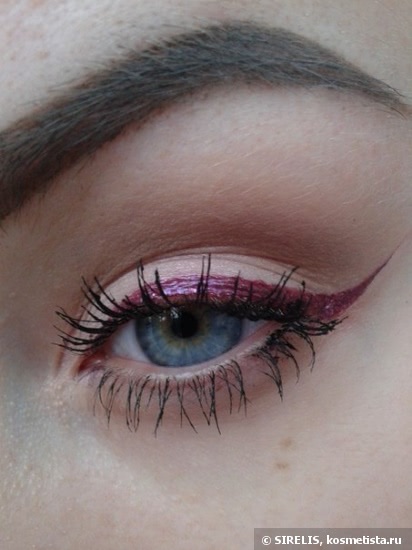 Ягодные стрелки с Цветной подводкой для глаз Missha M Super-Exreme Waterproof Color Fix Liner Purple Moon