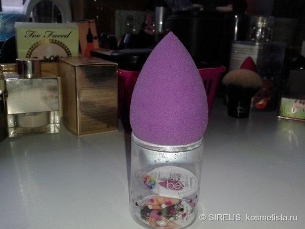Мой старый друг в новом цвете. Спонж Beauty Blender royal+миниатюрка мыла
