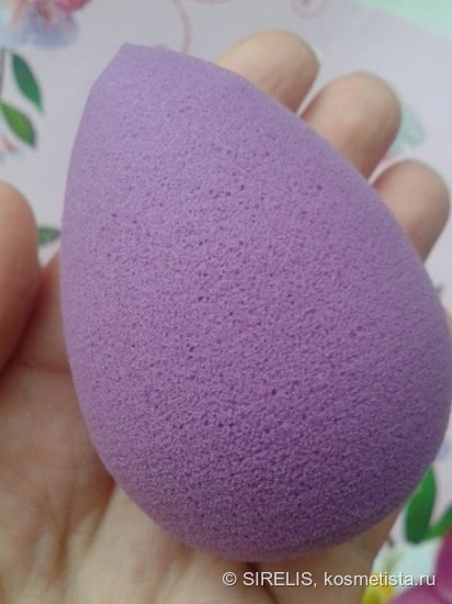 Мой старый друг в новом цвете. Спонж Beauty Blender royal+миниатюрка мыла