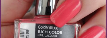 Два летних маникюра с Golden Rose Rich Color #50