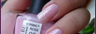 Нежная утренняя роза Golden Rose и Sally Hansen