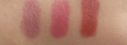 Три девицы под окном или мои любимые увлажняющие помады Lumene wild rose moisture lipstick spf 15  №81 " Карамельный матовый" , №83 " Персиково-розовый матовый", №67 " Бежево-красный матовый"