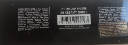Палетка теней для век Isa Dora Eye Shadow Palette #59 Creamy Nudes