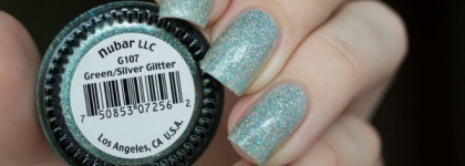 Nubar - Green/Silver Glitter