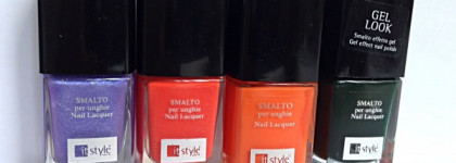 Лаки из Италии: Itstyle per unghie Nail Lacquer, Kiko Make up Milano nail laquer, Deborah Milano smalto gel effect colore
