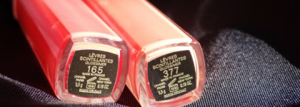 Chanel Levres Scintillantes Brilliant Extreme Glossimer #165, Volupte, #377, Zephyr